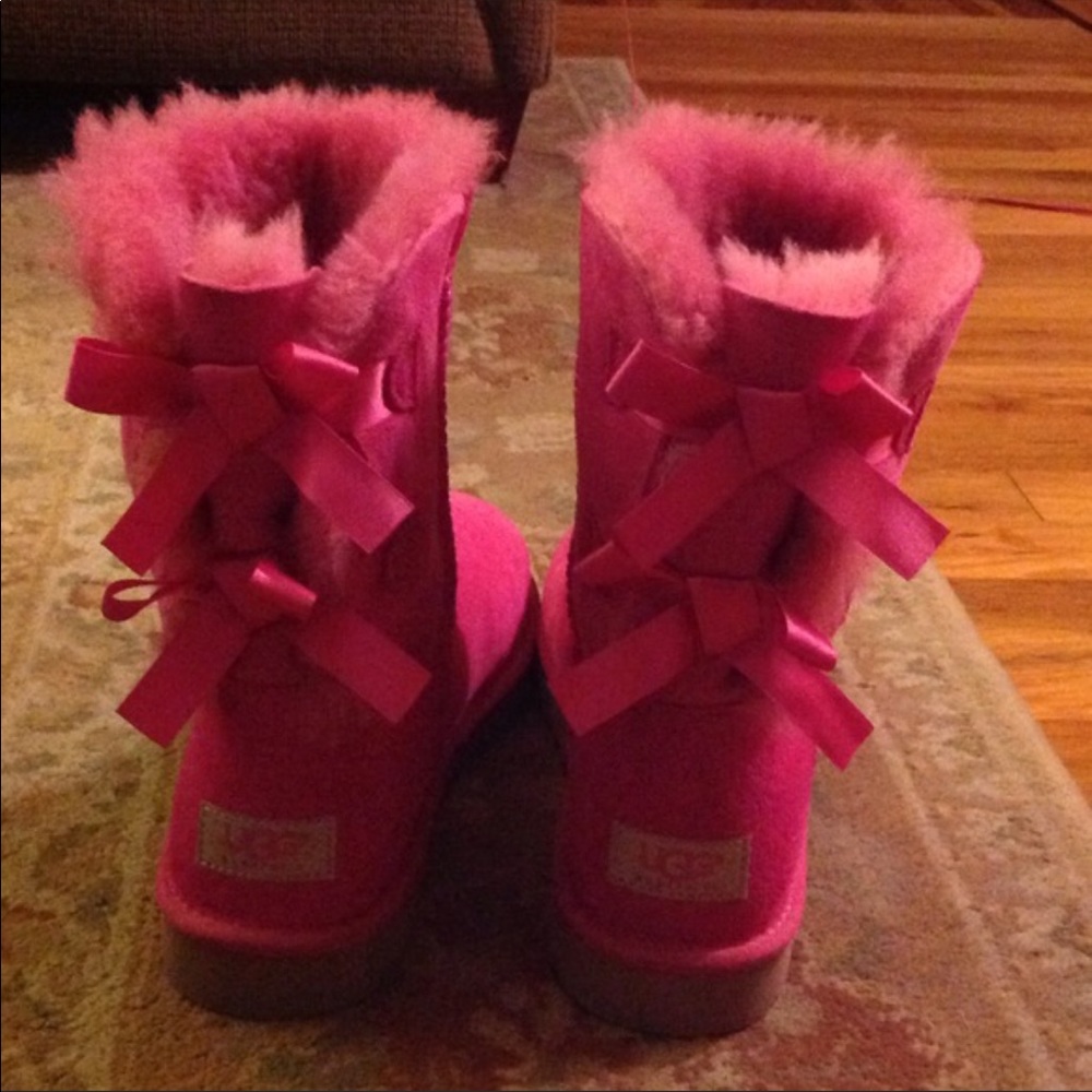 Hot pink UGG boots